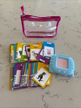 Toddler talking flash cards
